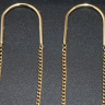 Швензы цепочки, 60×10 мм, позолоченные, 1 пара  в Оренбурге