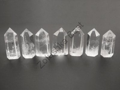 Набор кристаллов из горного хрусталя 58×25×21 мм, 7 шт