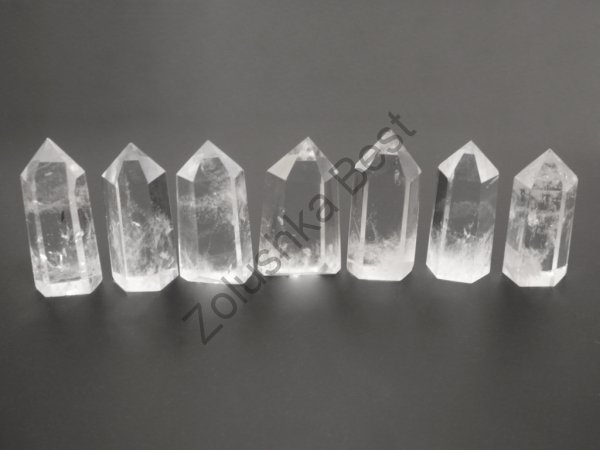 Набор кристаллов из горного хрусталя 58×25×21 мм, 7 шт в Оренбурге