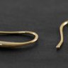 Швензы крючки 19×11 мм, позолоченные, золото, 1 пара в Оренбурге