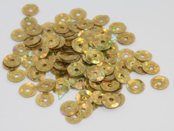 Пайетки 6 мм, золото, 5 гр в Оренбурге